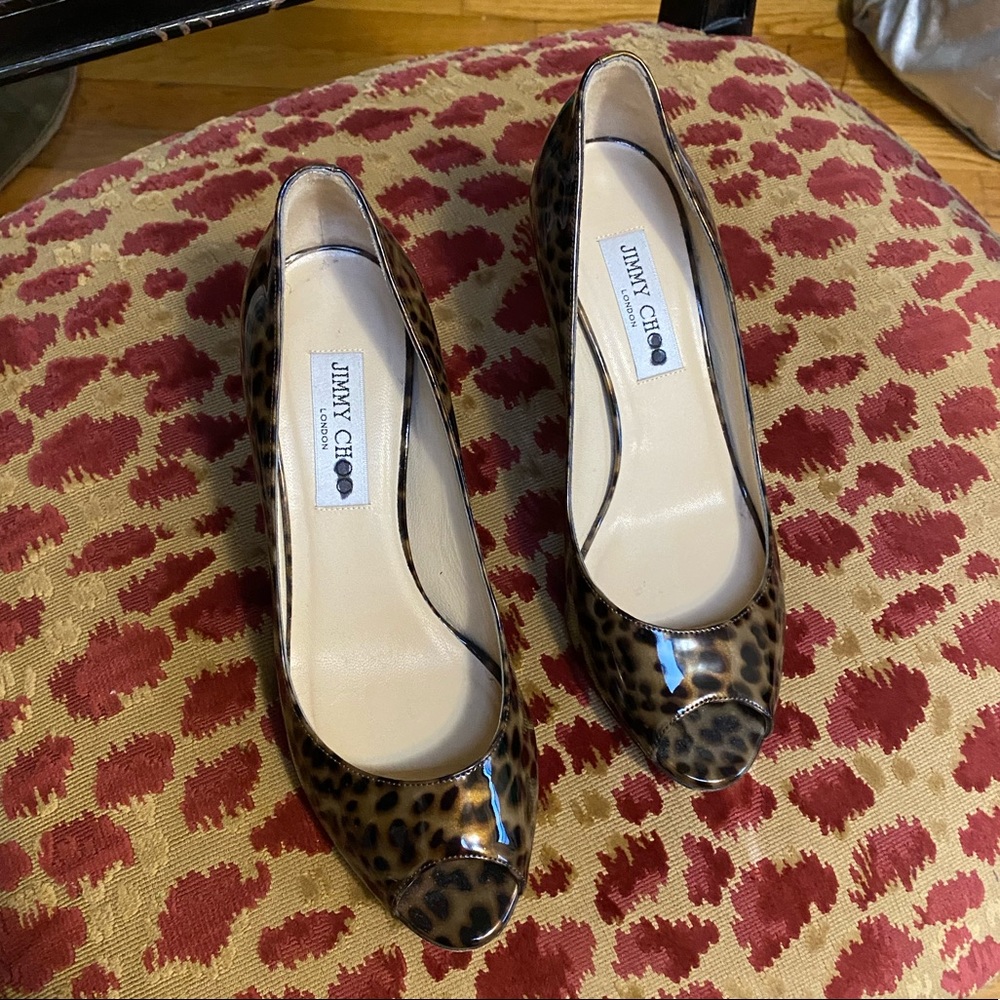 Jimmy Choo patent leather heels